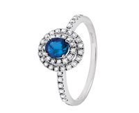 Anello Salvini Donna Dora in Oro bianco Zaffiro 0.54 Ct 20057682 - 20057682